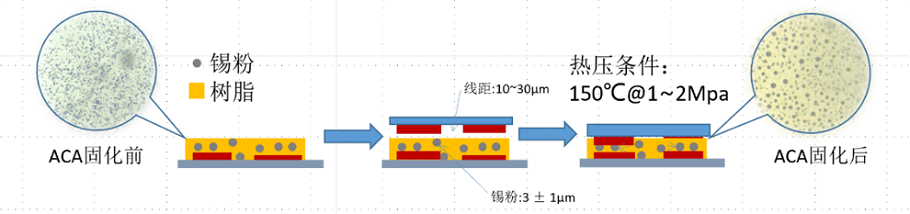 SnbiAg低溫各向異性導(dǎo)電膠FACA-138D固化過(guò)程