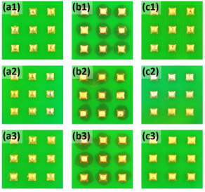 濕度恒定為60%RH時(shí)，錫膏溫度和殘留物的關(guān)系