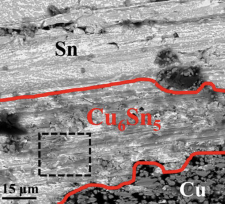 焊料與導(dǎo)電涂層界面處金屬間化合物